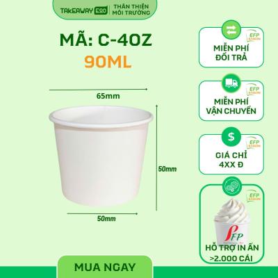 Ly giấy Sampling 90ml-4oz